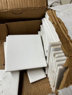 Free White Tiles 1 1/2 Boxes 
