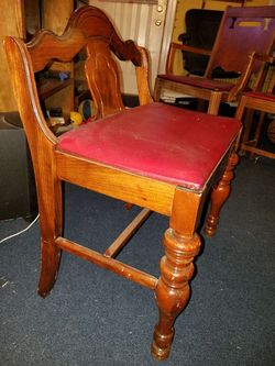 Antique chairs and stool