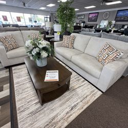 2 PC SOFA AND LOVESEAT