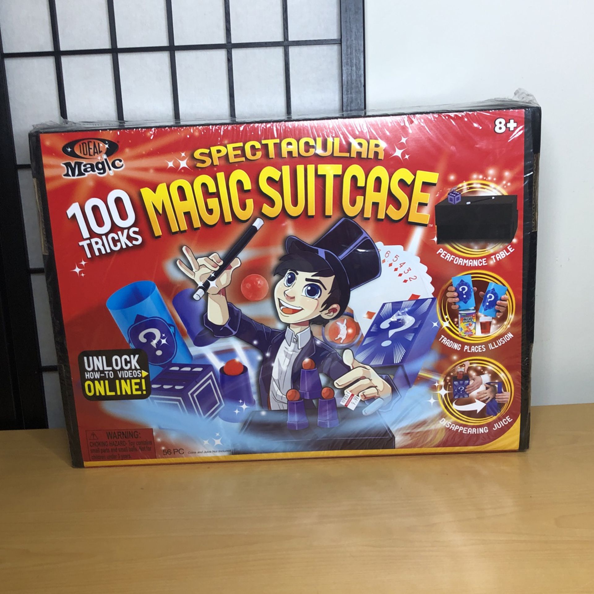 *sealed* Brand New* 100 Tricks Magic Suitcase 