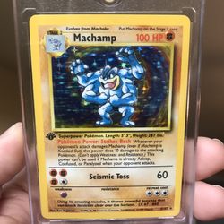 Pokémon Shadowless Machamp