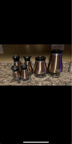 condiment set (kitchen counter storage)