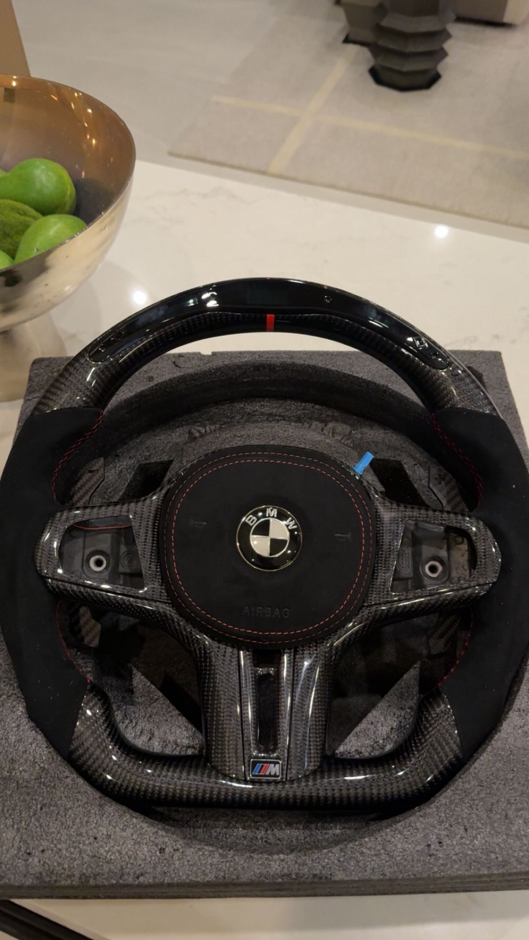 Carbon Fiber BMW Steering Wheel
