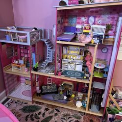Kid Kraft Doll  House Playset With Accessories 