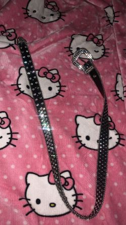 Diamond boot buckle belt