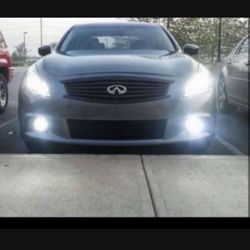 Headlight Or Fog Bright Bulb Upgrade LED Bright White 6000k With Warranty H11b H7,H1 Luces  G35,g37