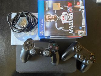 PS4 Slim w/ 5 games