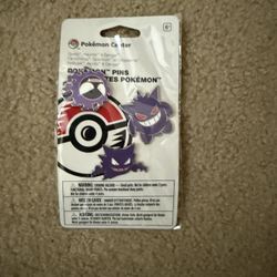 Pokemon Center Gastly, Haunter And Gengar Pins