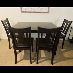 Dark Brown Dining Set