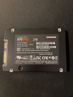 Samsung 870 EVO 2TB 2.5" SATA SSD