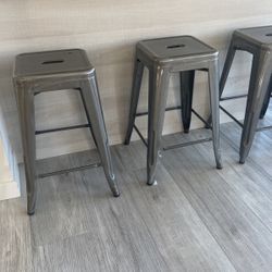 Counter Stool Set Of  4