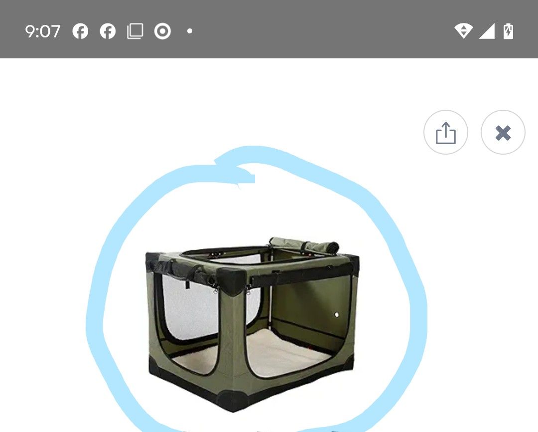 Collapsible Travel Dog Crate