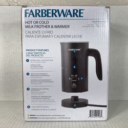 Farberware 4 Functions Hot or Cold Milk Frother & Warmer USED