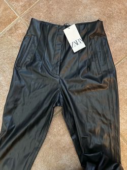 Zara leather pants