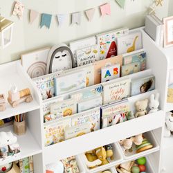 Wayfair Kids Bookcase And Toy Storage Unit 
