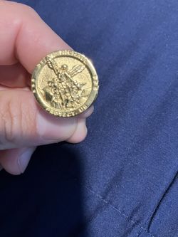 14k Gold Plated Ring Over Sterling Silver