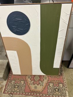 Large modern geometric artwork