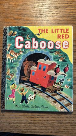Vintage book, The Little Red Caboose