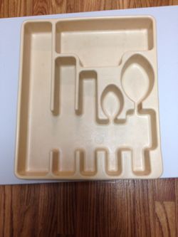 Vintage Rubbermaid silverware tray