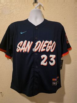 New kids Padres Tatis Jr City Connect dia de los muertos Jerseys Stitched