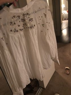 Free people top wide sleeve size S