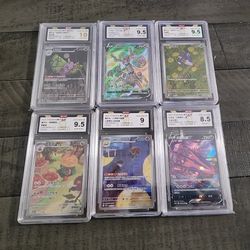 Japanese and Chinese Pokémon Slabs.