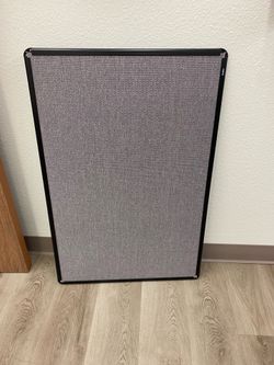 Fabric bulletin board