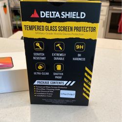 DeltaShield Glass Screen Protector for Apple iPhone 12 Pro Max (6.7 inch)(3-Pack)(V1) Clear Tempered Ballistic Glass HD and Transparent Shatter-Proof