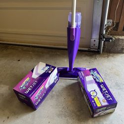 Swiffer Mop And 2 Boxes Of Mopping Pads