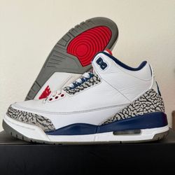 Jordan 3 Retro True Blue OG (2016) Size 8.5 Mens Style: 854262-106 (Worn 2-3x)