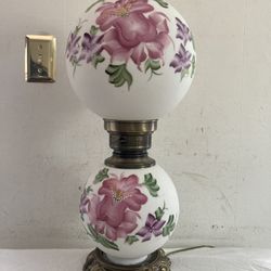 Vintage Gone With The Wind Floral 3-Way Lamp