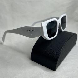White Prada Sunglasses 