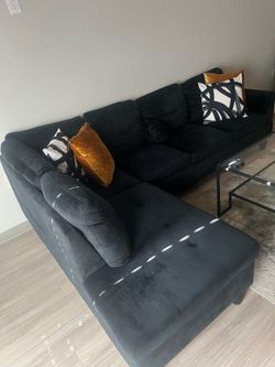 Black sectional
