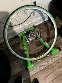 Kinetic Road Machine Fluid Bike Trainer + Pro Flywheel + Rear Wheel