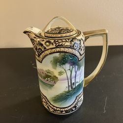 Hand Painted Pitcher 
