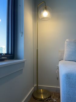 Arch Floor Lamp Clear/bronze