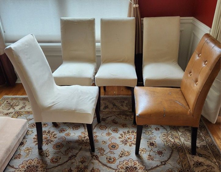 5 Parsons Dinning Chairs