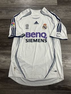 Men’s Real Madrid David Beckham Soccer Futbol Jersey XL