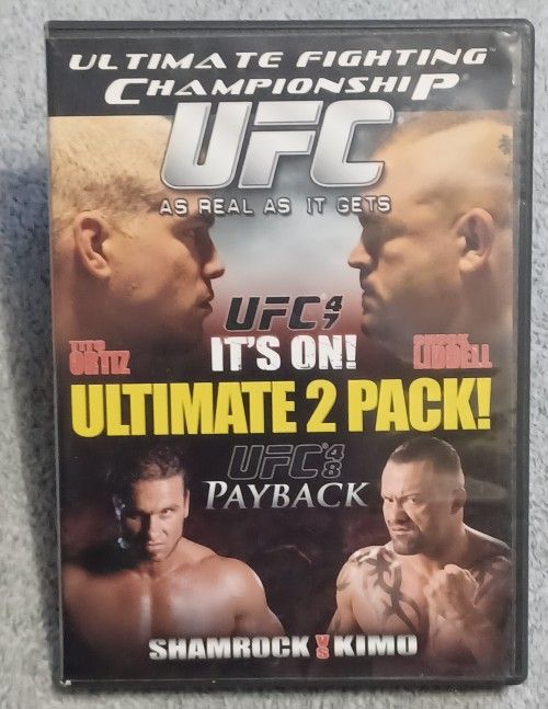 UFC Teal As It Gets 2 Disc Set Shamrock Kimo Tito Liddell Fight Mma Show Dvd