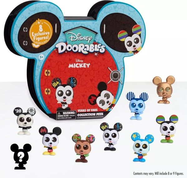 4-Pack-Disney Doorables Mickey Years of Ears Collection Peek 8 Exclusive Figures