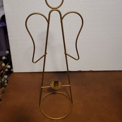 Kirkland's Heavy Wire Metal Angel Candle Holder