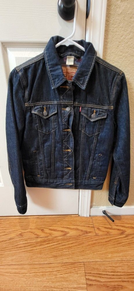 Levi's dark denim jacket XS