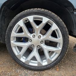 22x9 6x139 Snowflake Rines Y Llantas 285/35/22 Forceland 