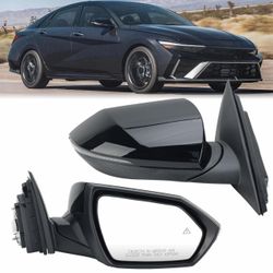 NIB P/S mirror for 2021-25 Hyundai Elantra Black