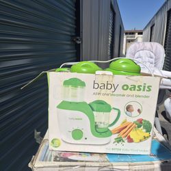 Baby food steamer and blender combo