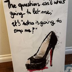 Canvas Painting - Louboutin