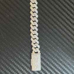 Lab Diamond Bracelet Size 6.5 Inches And 10mm