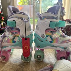 Little Kids Light Up Roller Skates Age 3-5