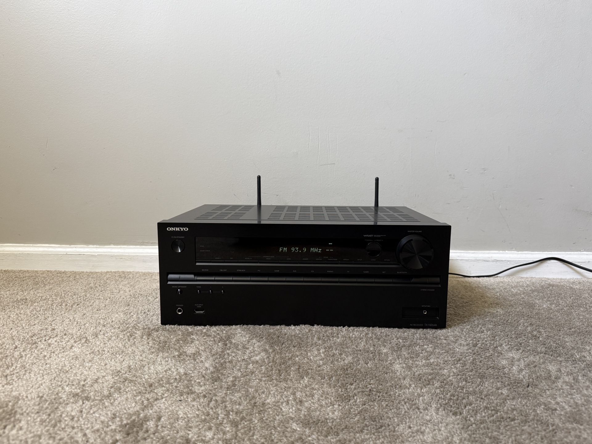 Onkyo TX-NR646 7.2 HDMI 4K Ultra HD Bluetooth WiFi Home Theater Surround Receiver