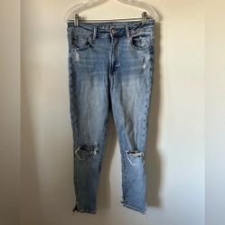 American Eagle Super High Rise Ripped  Jeggings

